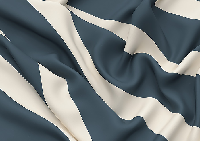 The British Stripe Co. Henry, Polzeath No.1 - Made to Measure Curtains - Image 4